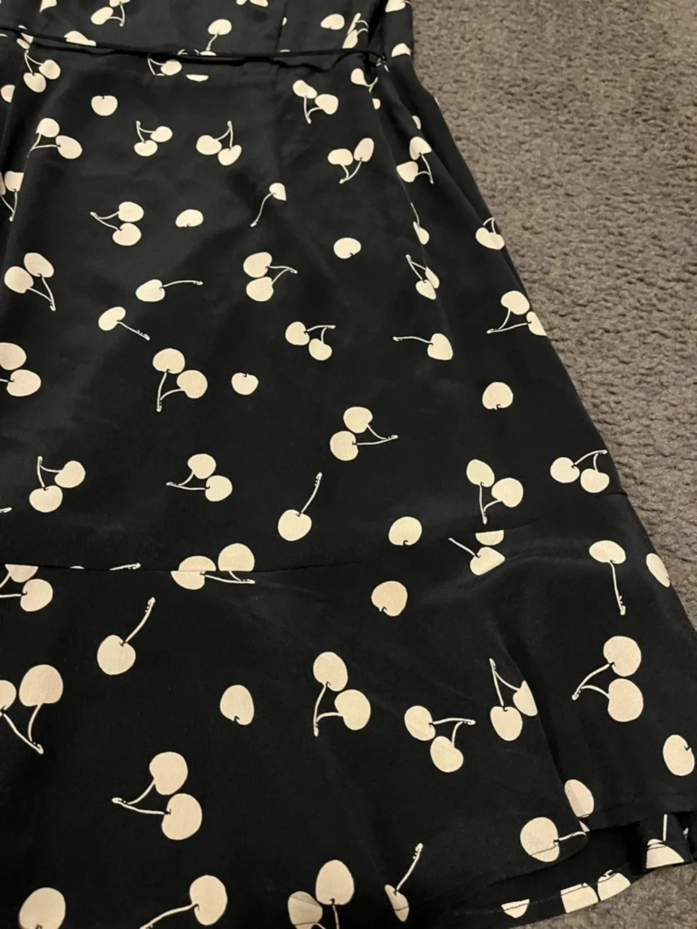 Rails Leanne Cherry Silk Wrap Dress - Picture 9 of 9